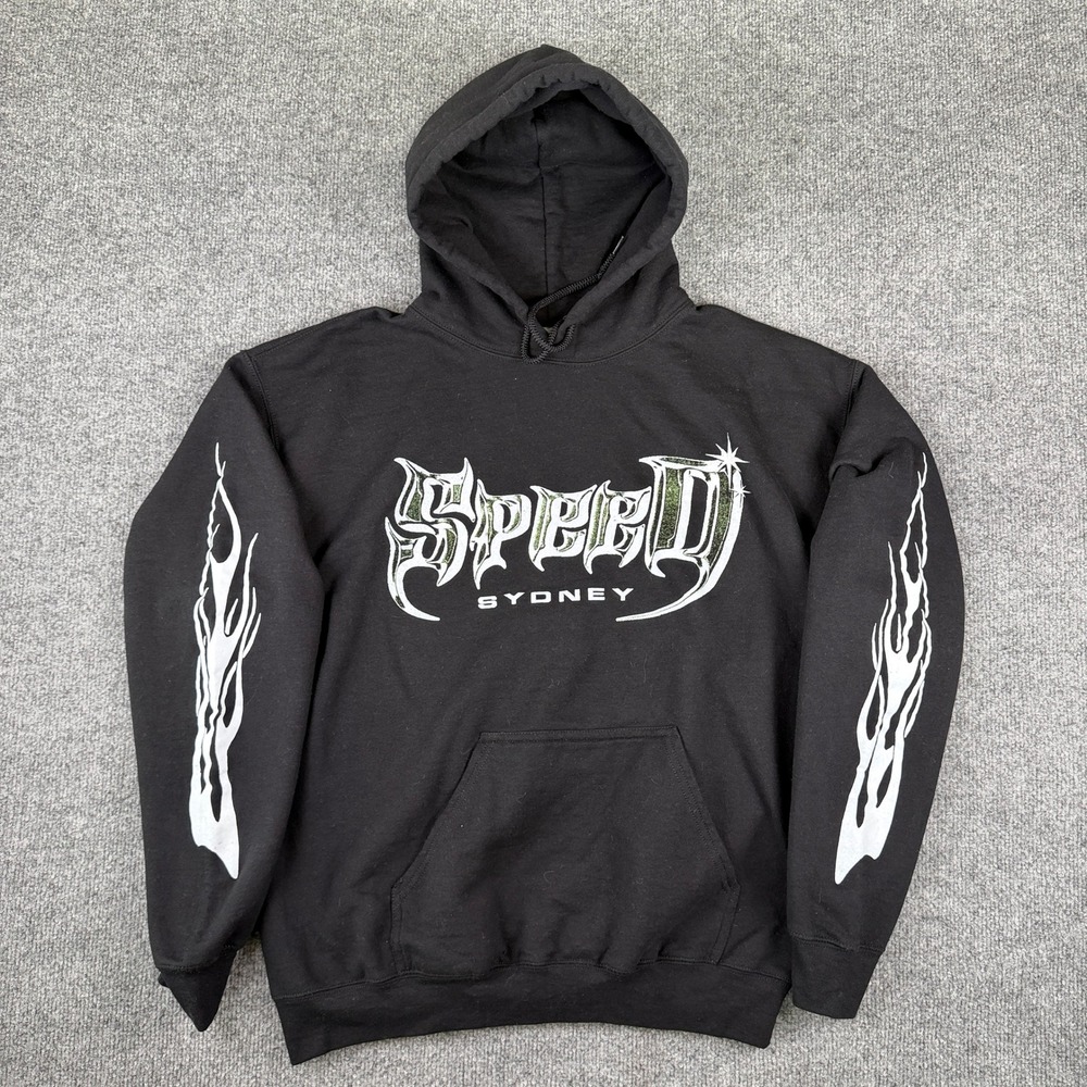 Speed Hoodie Mens M Black Australia Hardcore Band Turnstile Knocked Loose